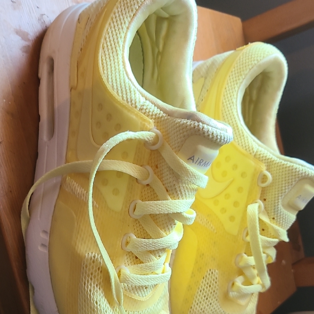Yellow Air Max Sneakers